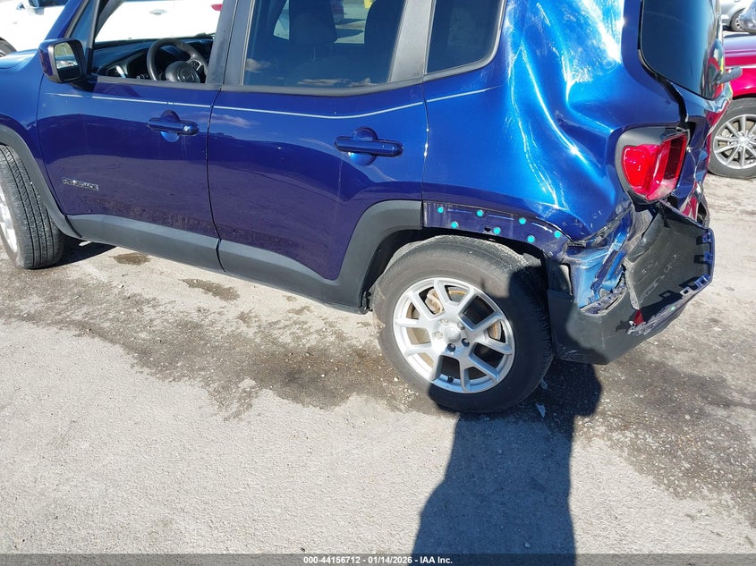 VIN ZACNJABB9KPK13224 2019 JEEP RENEGADE LATITUDE FWD
