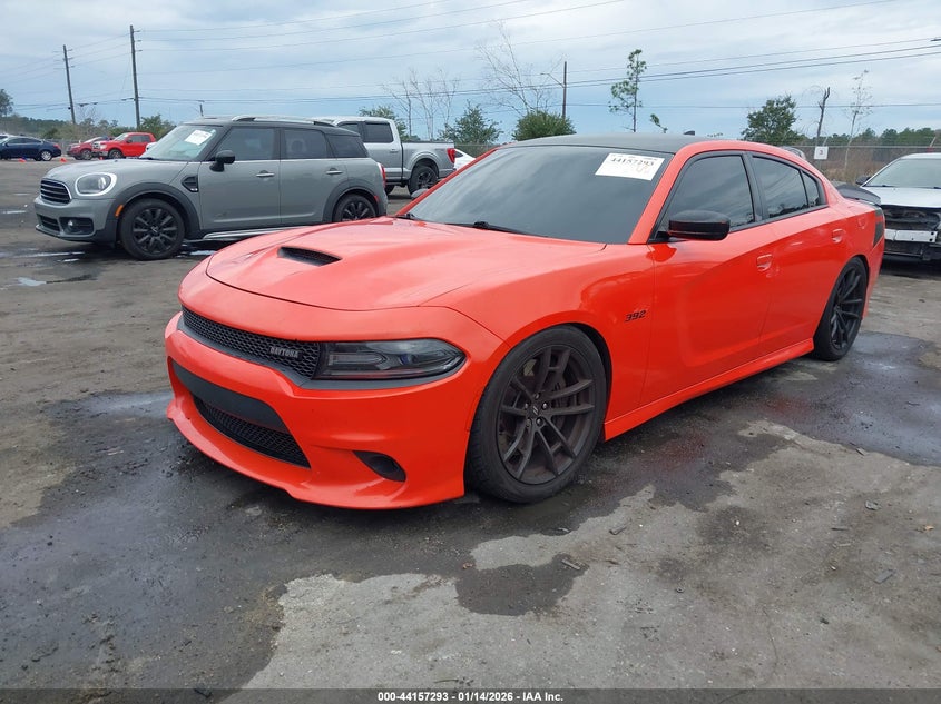 Vin: 2c3cdxgj3jh307401, lot: 44653239, dodge charger daytona 392 rwd 20182