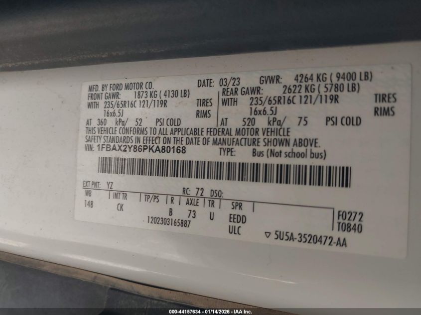 2023 Ford Transit-350 - 1FBAX2Y86PKA80168