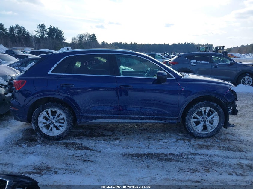 2023 Audi Q3 2.0 Premium Plus 45 Tfsi S Line Quattro Tiptronic blue Lot 111044157692 Vin WA1EECF39P1128620