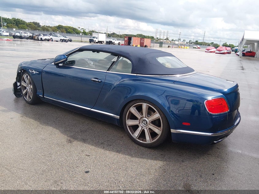 Vin: scbgu3za3gc052654, lot: 44653728, bentley continental gt w12 20163