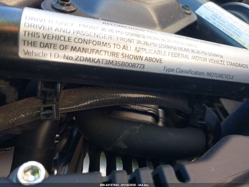VIN ZDMKAT3M3SB008773 2025 DUCATI SCRAMBLER ICON