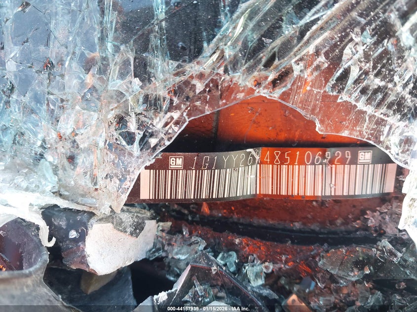 2008 Chevrolet Corvette VIN: 1G1YY26W485106929 Lot: 44157939