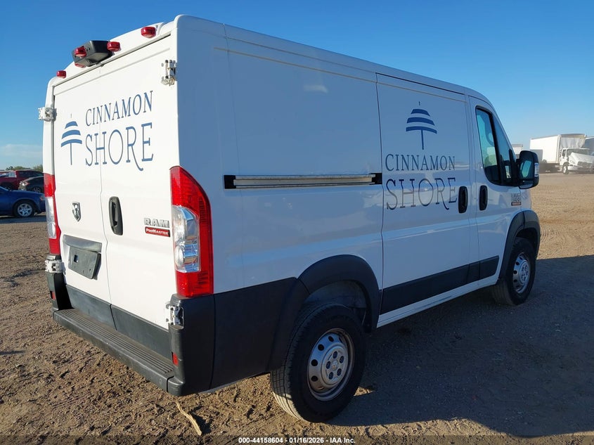 VIN 3C6LRVNG3NE102257 2022 RAM PROMASTER 1500 LOW ROOF 118 WB