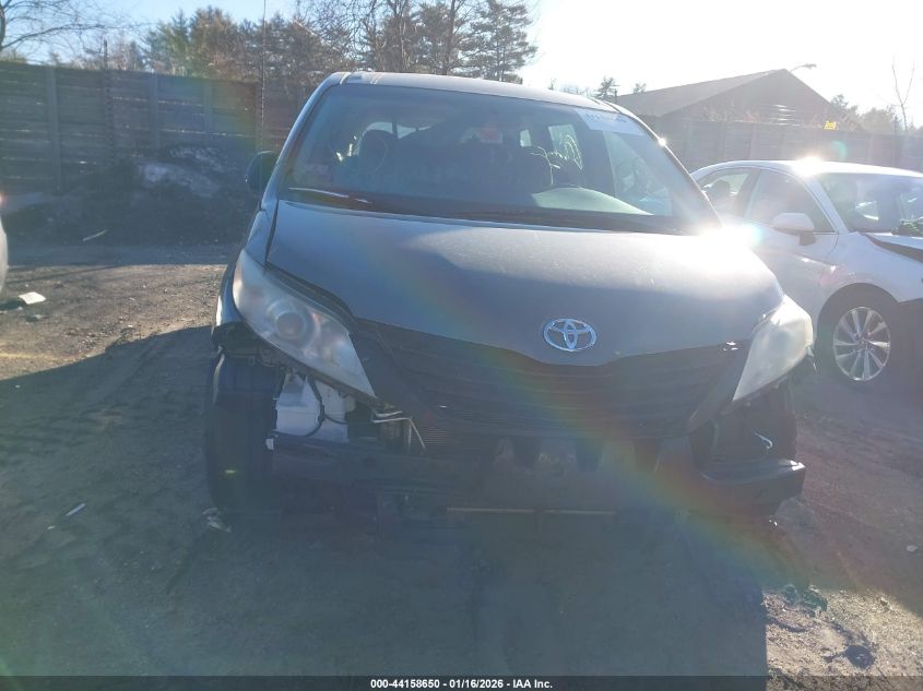 2012 Toyota Sienna Base 7 Passenger VIN: 5TDKA3DCXCS012749 Lot: 44158650