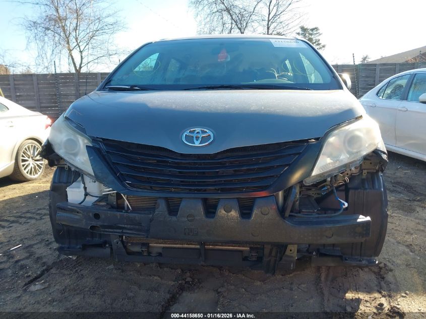 2012 Toyota Sienna Base 7 Passenger VIN: 5TDKA3DCXCS012749 Lot: 44158650