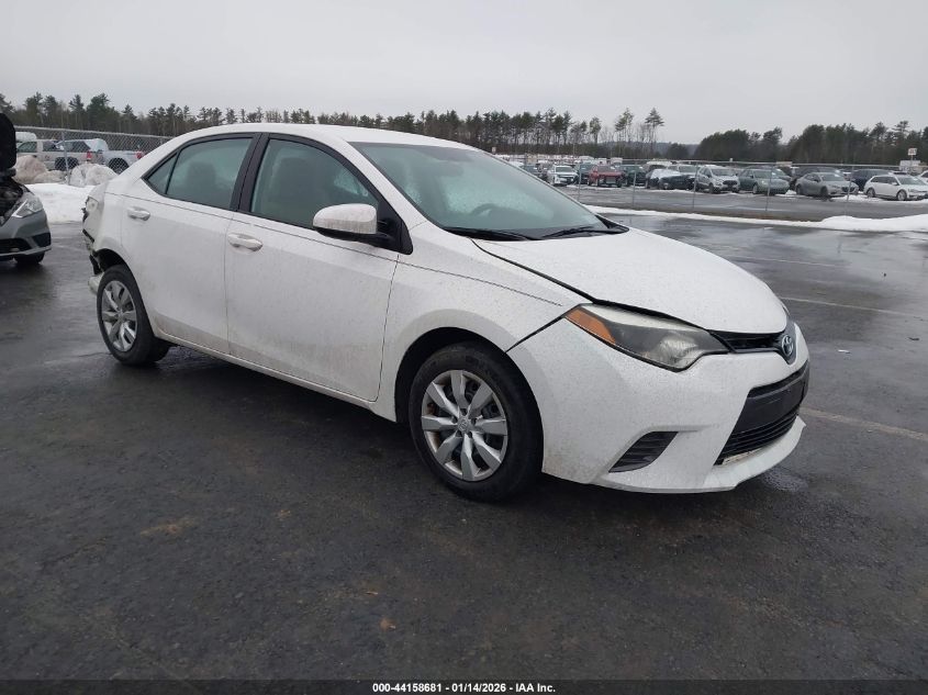 2016 Toyota Corolla Le