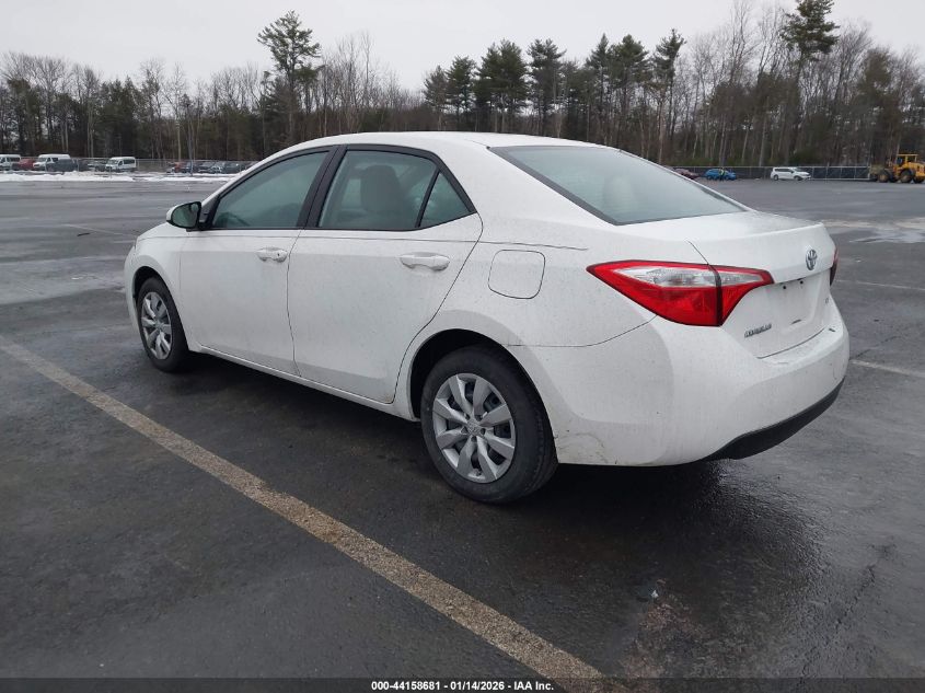 2016 Toyota Corolla Le