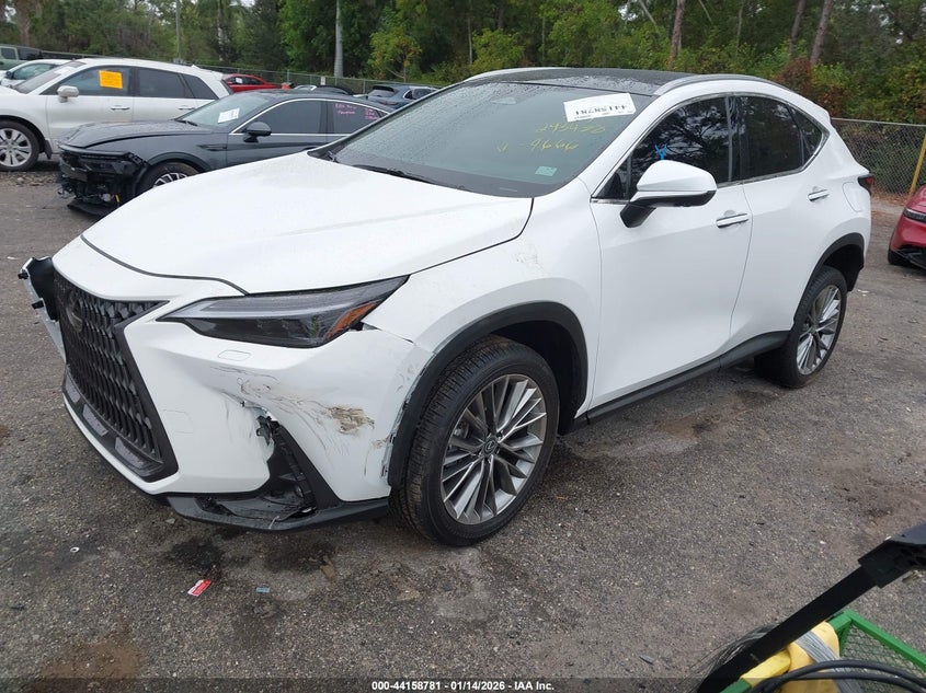 Vin: 2t2hgcez1tc099666, lot: 44654727, lexus nx 350 luxury 20262