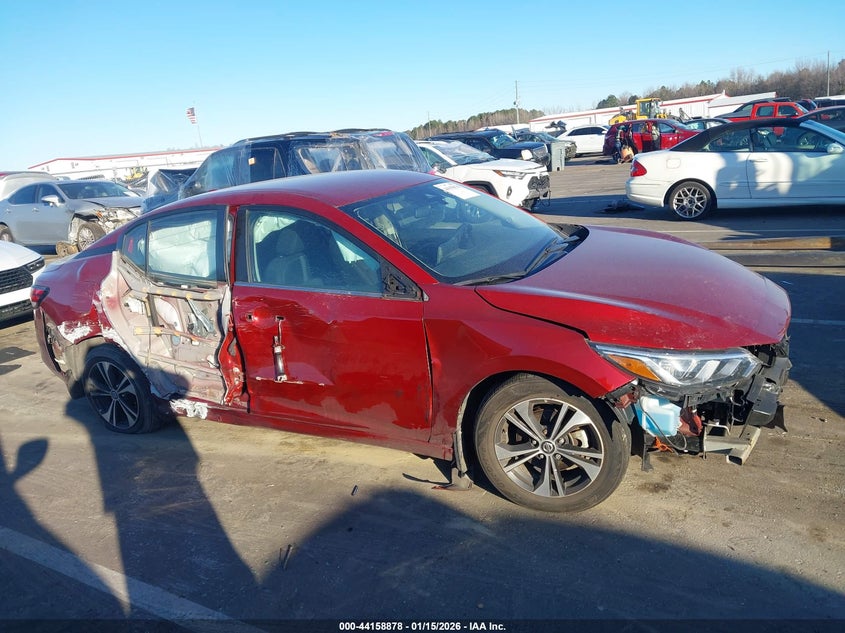 2022 Nissan Sentra Sv Xtronic Cvt VIN: 3N1AB8CV8NY228641 Lot: 44158878