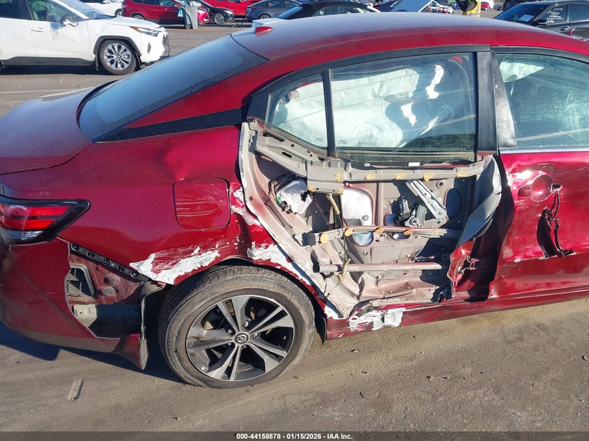 2022 Nissan Sentra Sv Xtronic Cvt VIN: 3N1AB8CV8NY228641 Lot: 44158878