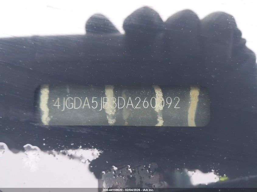 2013 Mercedes-Benz Ml 350 VIN: 4JGDA5JB3DA260092 Lot: 44159020