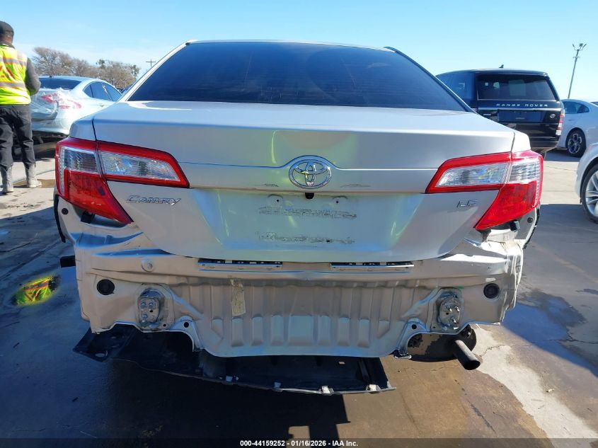 2013 Toyota Camry Le VIN: 4T4BF1FK2DR294992 Lot: 44159252