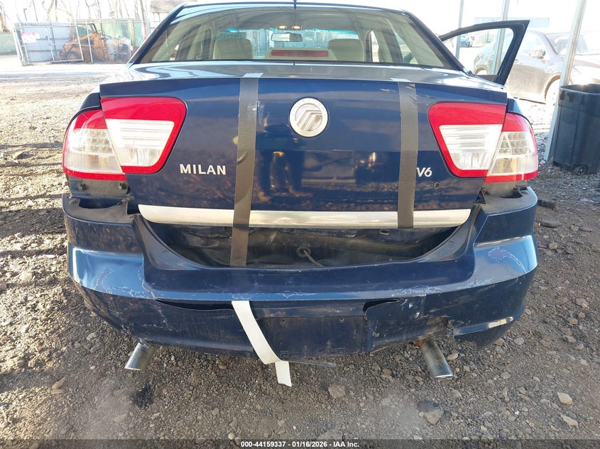 2007 Mercury Milan V6 VIN: 3MEHM07117R653869 Lot: 44159337