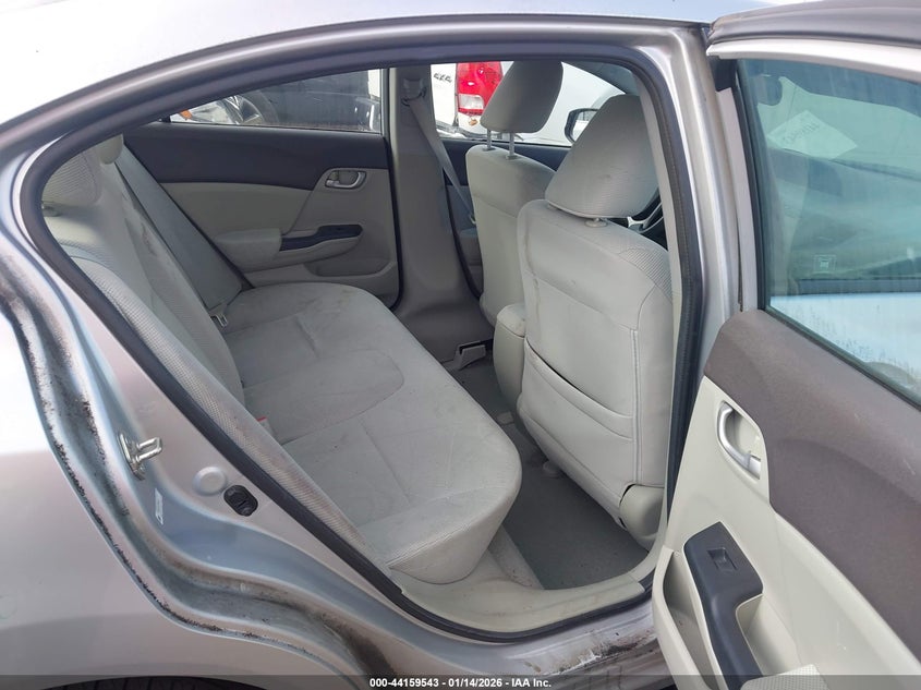 2012 Honda Civic 1.8 Lx silver Lot 111044159543 Vin 2HGFB2F51CH566527