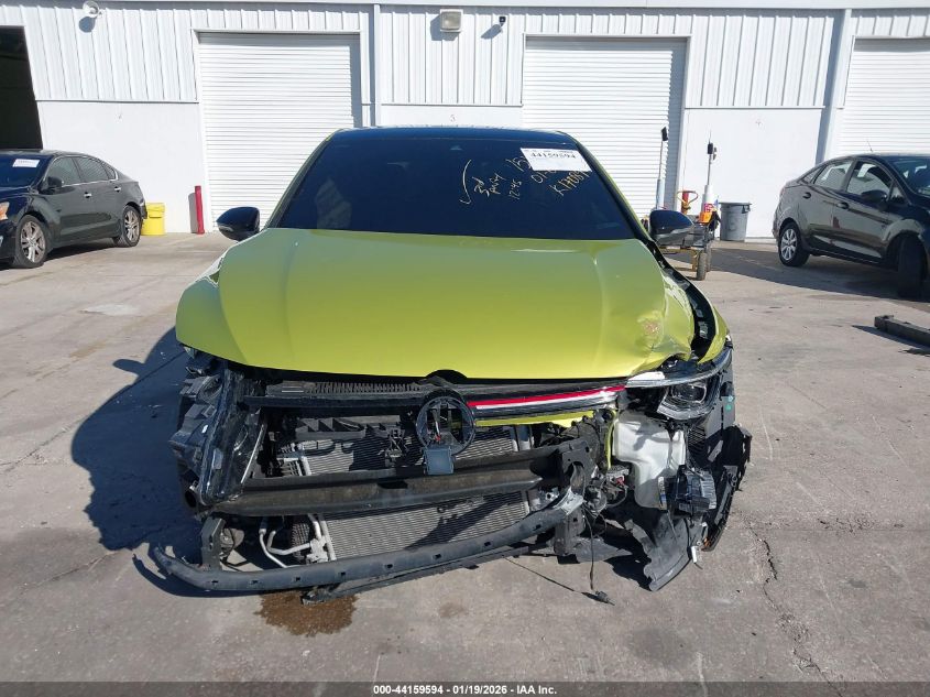 2023 Volkswagen Golf Gti 2.0T 40Th Anniversary Edition VIN: WVW8A7CDXPW154701 Lot: 44159594