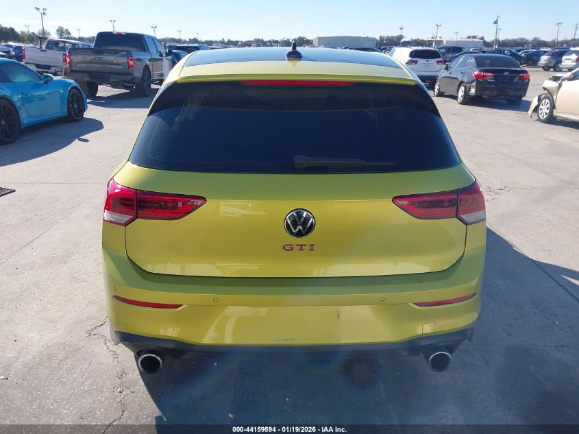 2023 Volkswagen Golf Gti 2.0T 40Th Anniversary Edition VIN: WVW8A7CDXPW154701 Lot: 44159594