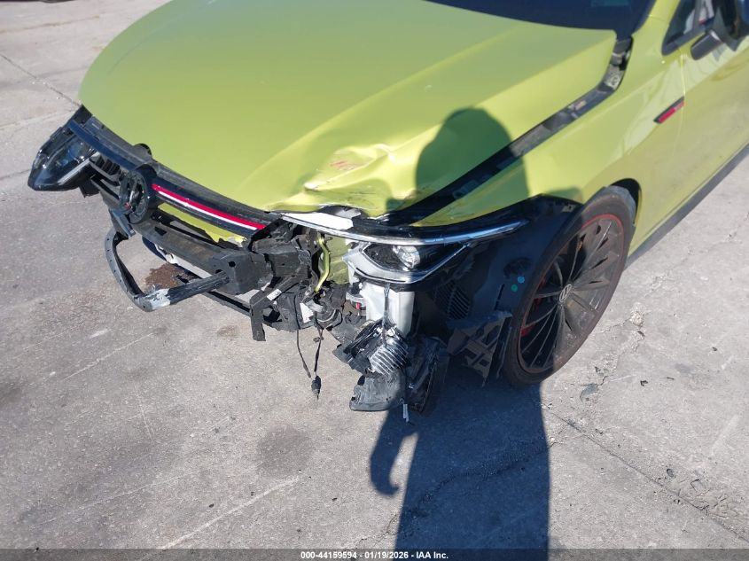 2023 Volkswagen Golf Gti 2.0T 40Th Anniversary Edition VIN: WVW8A7CDXPW154701 Lot: 44159594