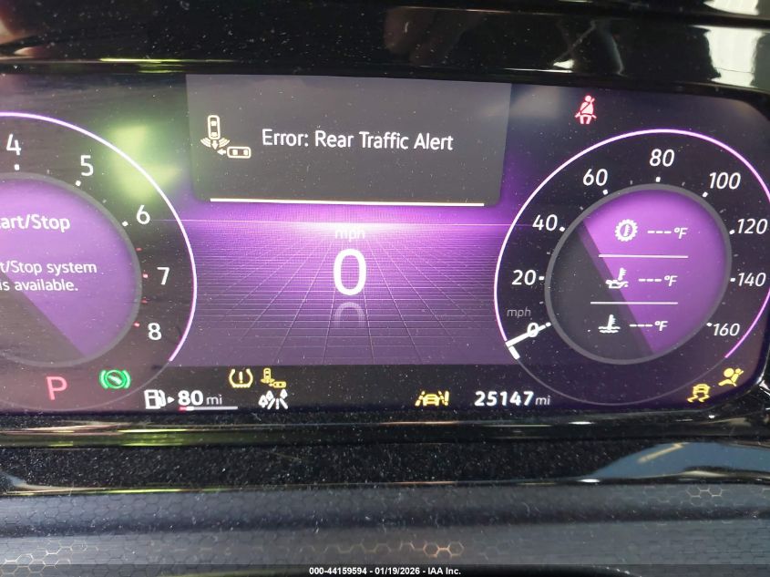 2023 Volkswagen Golf Gti 2.0T 40Th Anniversary Edition VIN: WVW8A7CDXPW154701 Lot: 44159594