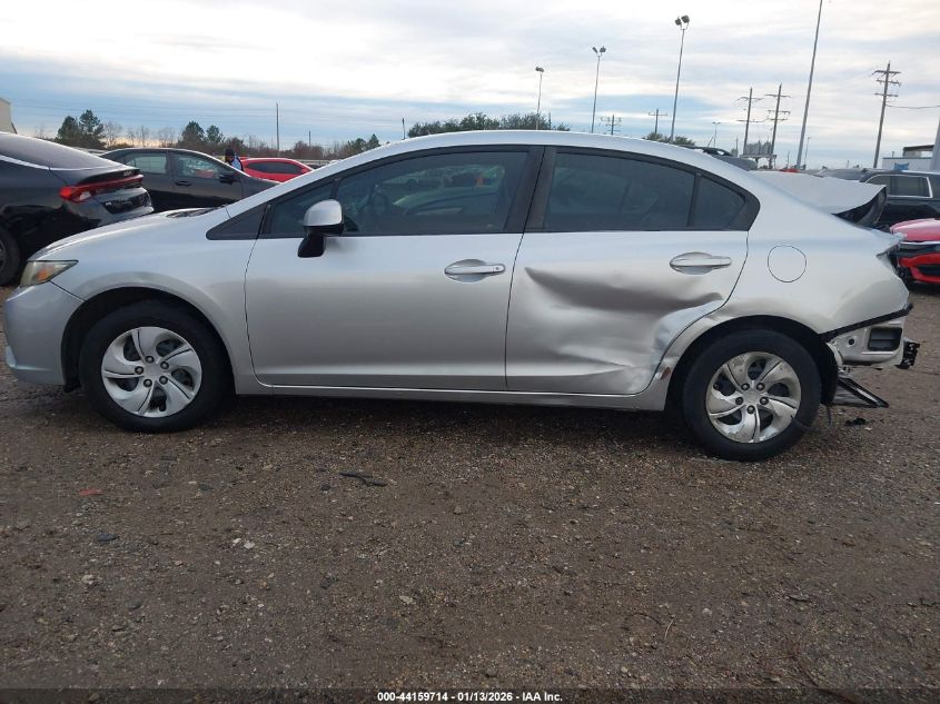 2013 Honda Civic Lx VIN: 2HGFB2F52DH300127 Lot: 44159714