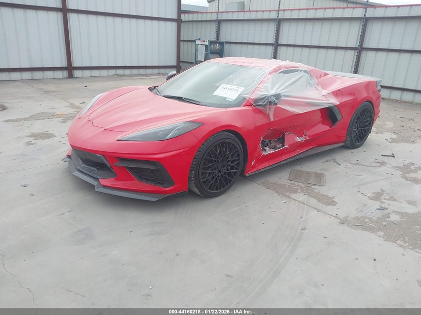 Vin: 1g1yc3d44p5111679, lot: 44656164, chevrolet corvette stingray rwd  3lt 20232