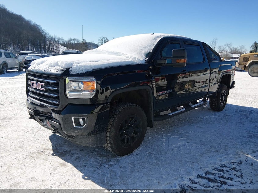 Vin: 1gt12tey1jf124064, lot: 44656214, gmc sierra 2500hd slt 20182