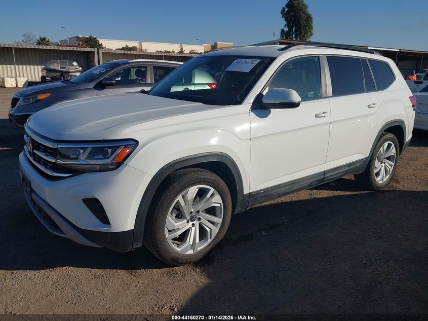 2022 Volkswagen Atlas 3.6L V6 Se W/Technology