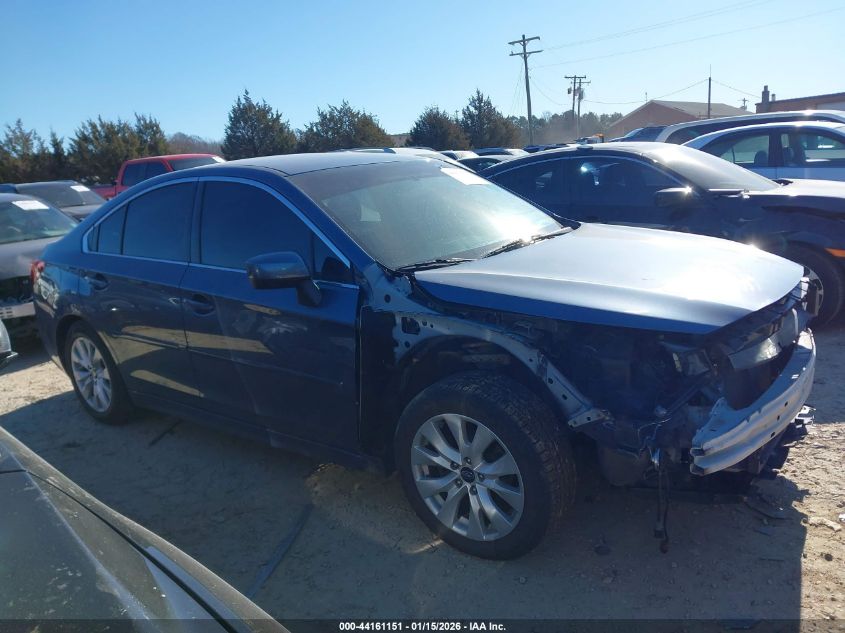 2016 Subaru Legacy 2.5I Premium VIN: 4S3BNAC6XG3062966 Lot: 44161151