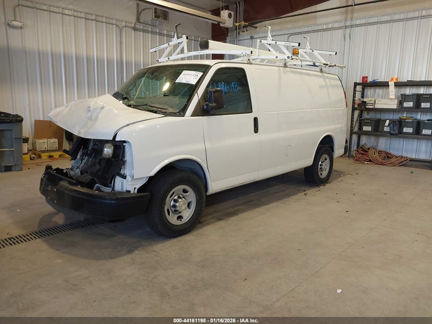 Vin: 1gcwgfcf9f1148000, lot: 44657144, chevrolet express 2500 work van 20152