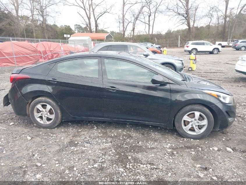 2014 Hyundai Elantra Se VIN: 5NPDH4AE6EH541687 Lot: 44161621