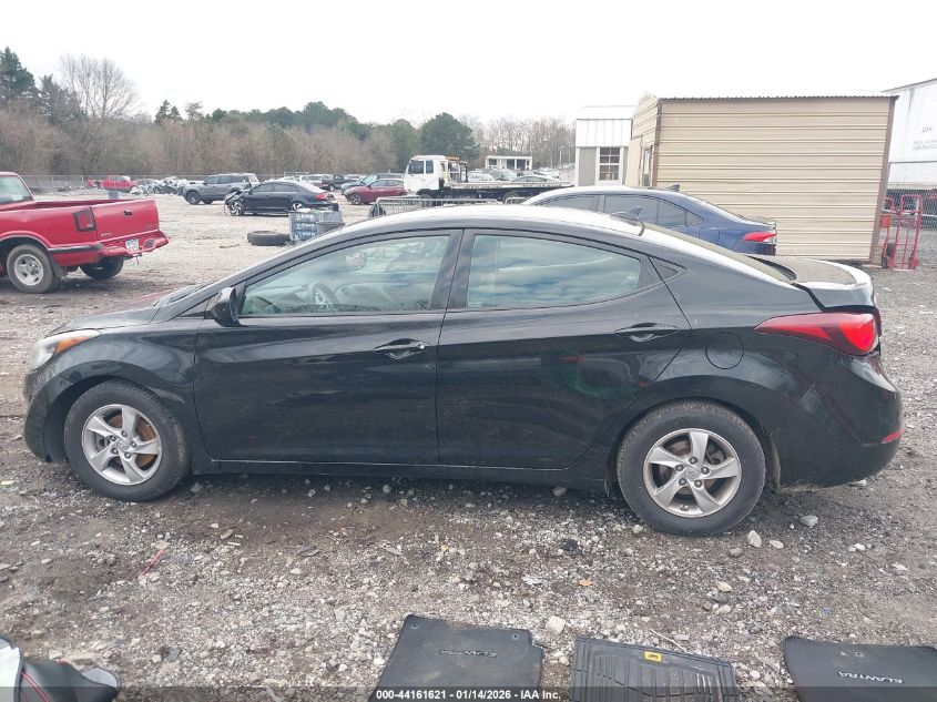 2014 Hyundai Elantra Se VIN: 5NPDH4AE6EH541687 Lot: 44161621