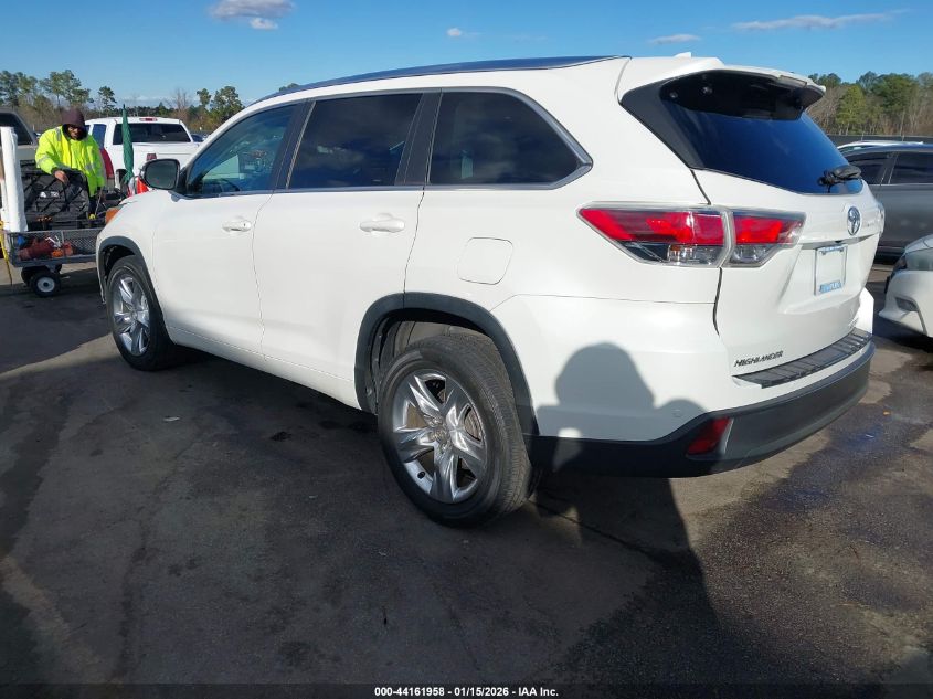 2015 Toyota Highlander Limited Platinum V6