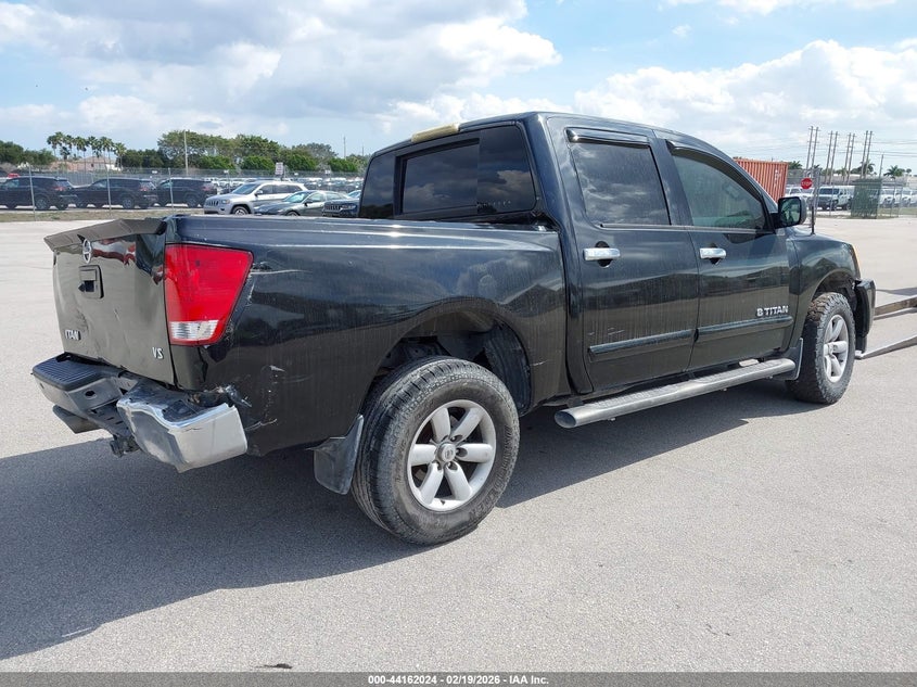 Vin: 1n6ba0ed6dn303730, lot: 44657969, nissan titan sv 20134