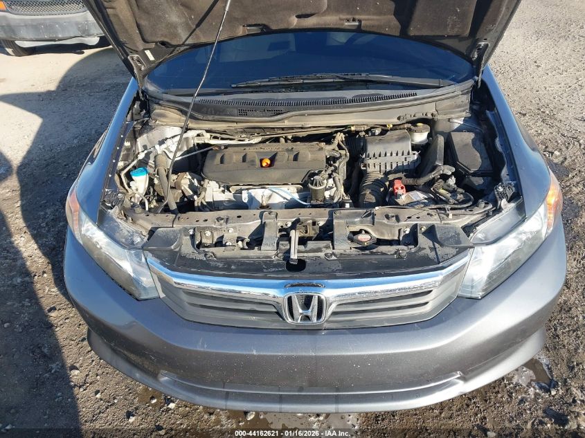 2012 Honda Civic Lx VIN: 19XFB2F5XCE106633 Lot: 44162621