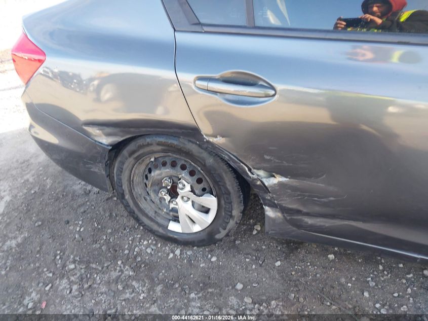 2012 Honda Civic Lx VIN: 19XFB2F5XCE106633 Lot: 44162621