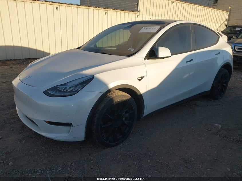 Vin: 7saygdee9pa146595, lot: 44658637, tesla model y awd/long range dual motor all-wheel drive 20232