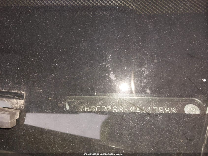 2009 Honda Accord 2.4 Ex-L VIN: 1HGCP26859A117583 Lot: 44162954