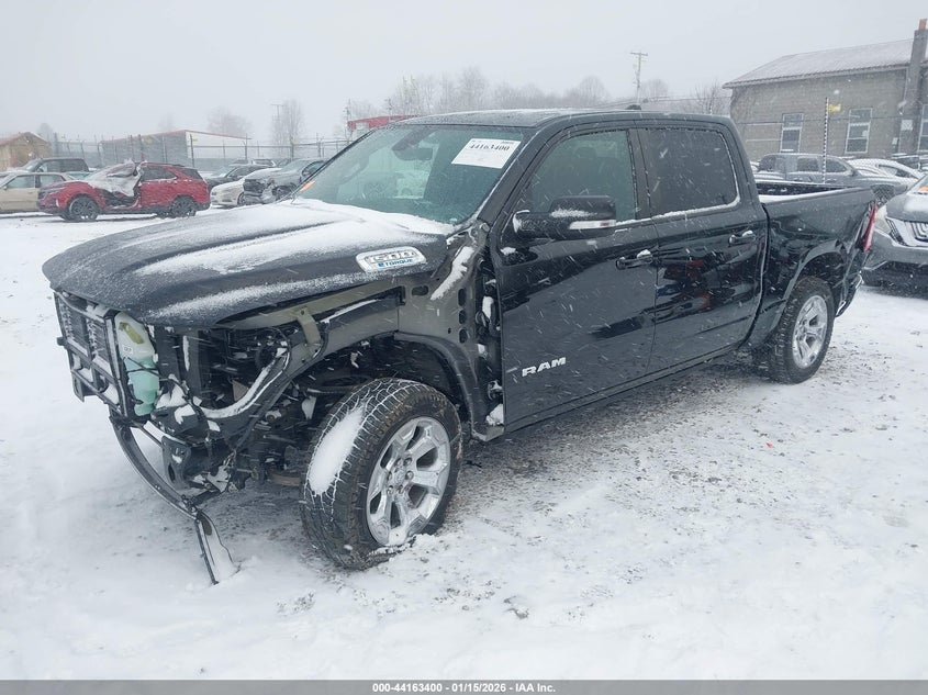 VIN 1C6RRFFG9NN444094 2022 RAM 1500 BIG HORN  4X4 "57" BOX