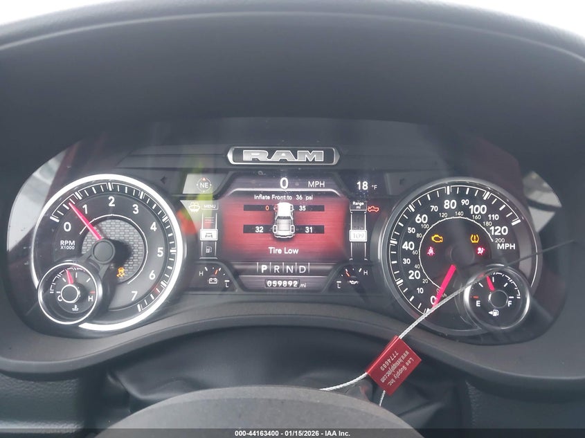 VIN 1C6RRFFG9NN444094 2022 RAM 1500 BIG HORN  4X4 "57" BOX