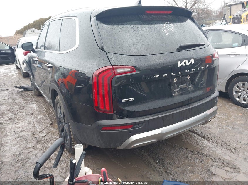 VIN 5XYP5DHC2NG231702 2022 KIA TELLURIDE SX