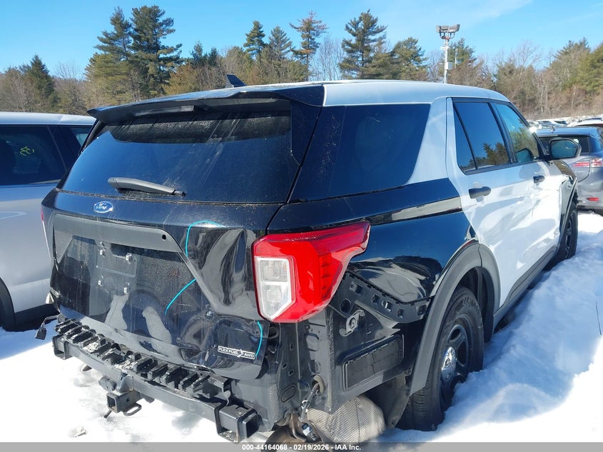 Vin: 1fm5k8ab4nga03833, lot: 44660014, ford police interceptor utility 20224