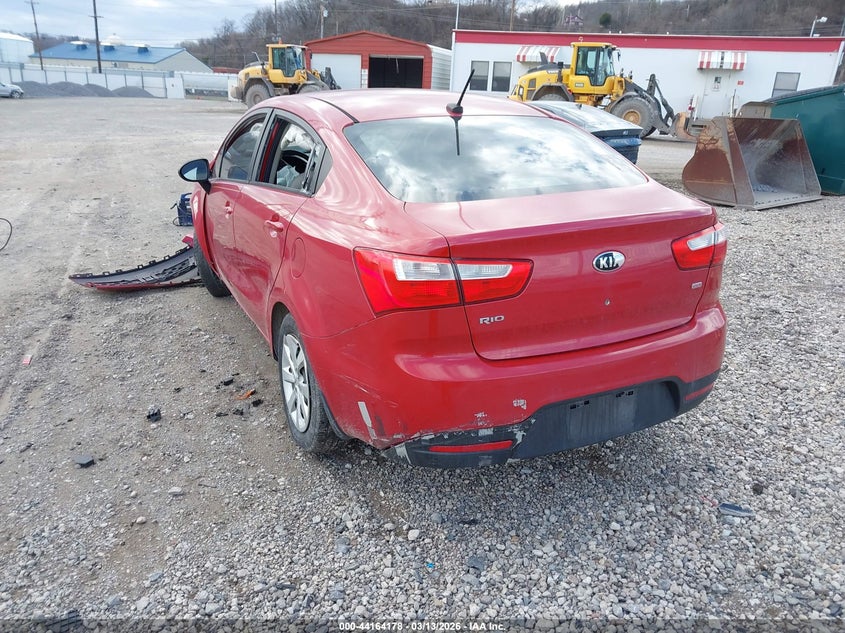 Vin: knadm4a31f6464133, lot: 44660124, kia rio lx 20153