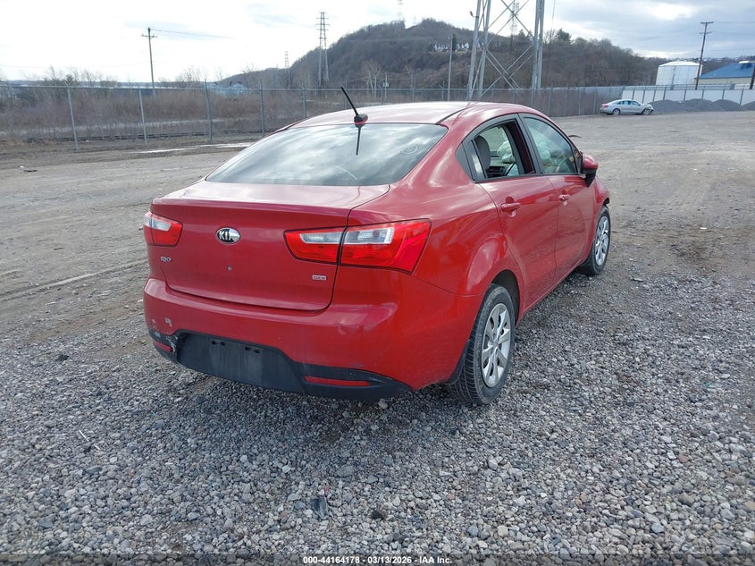 Vin: knadm4a31f6464133, lot: 44660124, kia rio lx 20154