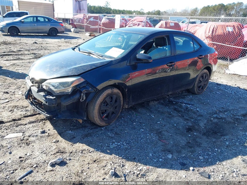 Vin: 2t1burhe3gc492802, lot: 44660185, toyota corolla l 20162