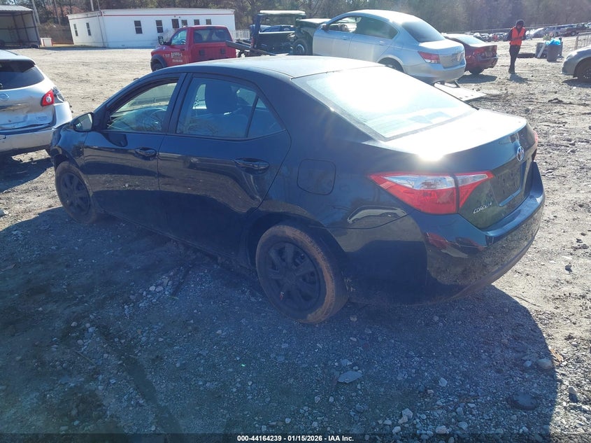 Vin: 2t1burhe3gc492802, lot: 44660185, toyota corolla l 20163