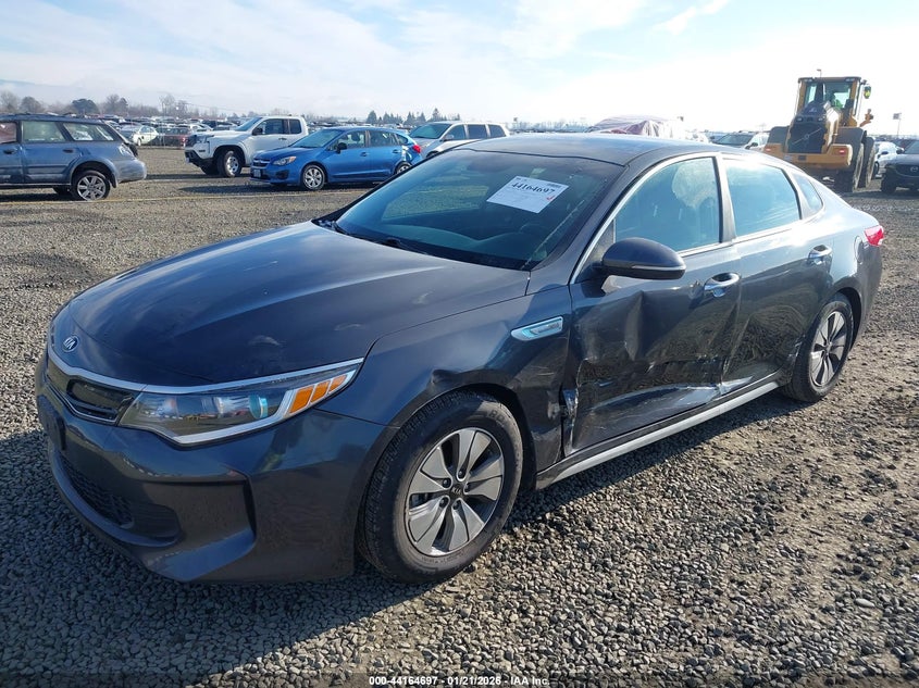 Vin: knagt4lc5h5006732, lot: 44660643, kia optima hybrid 20172