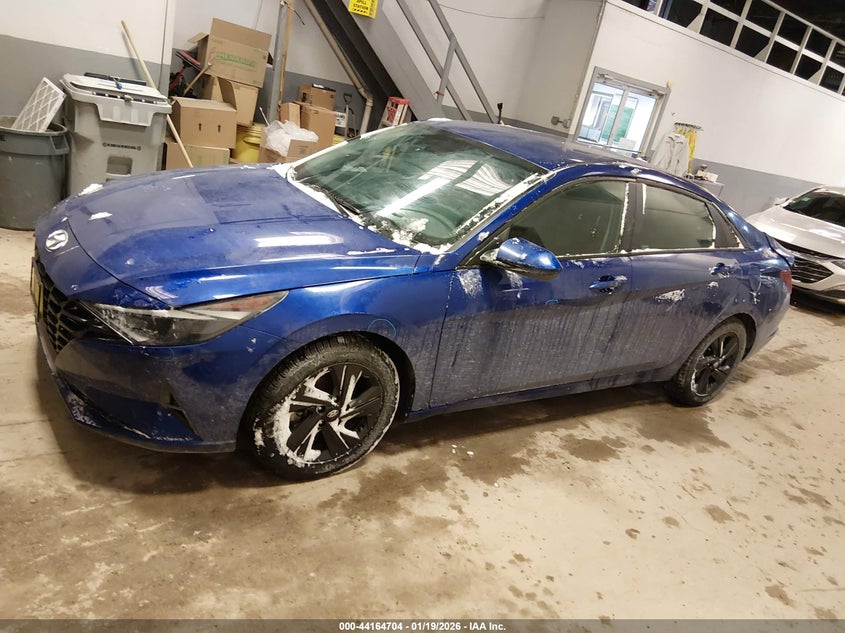 2022 Hyundai Elantra Hybrid Blue VIN: KMHLM4AJ8NU025949 Lot: 44164704