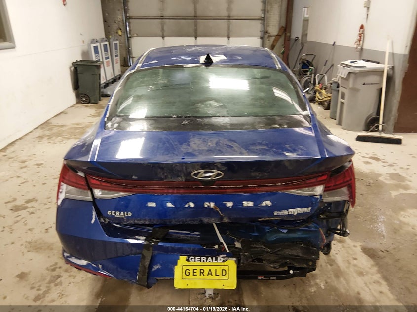 2022 Hyundai Elantra Hybrid Blue VIN: KMHLM4AJ8NU025949 Lot: 44164704