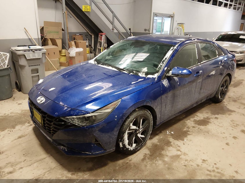 2022 Hyundai Elantra Hybrid Blue