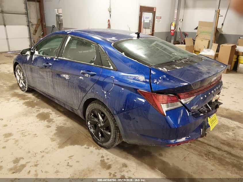 2022 Hyundai Elantra Hybrid Blue